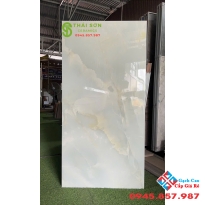 Gạch 80x160 ấn độ màu xanh nhạt vân đá