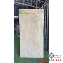 Gạch vân đá vàng tasa 80x160 lát nền bóng kiếng