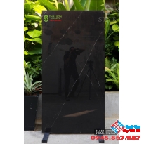 Gạch ấn độ 80x160 bóng kiếng đen vệt trắng cao cấp