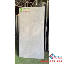 Gạch ốp tường bóng kiếng 80x160 vân xám ấn độ