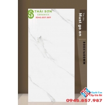 Gạch lát nền 80x160 ấn độ màu trắng vân mây đá bóng kiếng