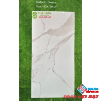 Gạch lát nền trắng vân khói 80x160 ấn độ