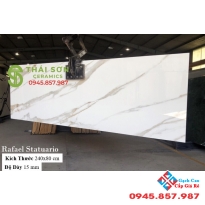 Gạch ốp lát ấn độ 80x240 bóng kiếng trắng vân vàng sang chảnh