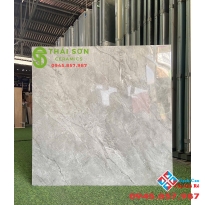 Gạch TTC 80x80 bóng kiếng lát nền màu xám vân đá mới nhất