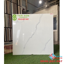 Gạch lát nền cao cấp 80x80 tông mây trắng đẹp