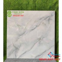 Gạch hà thanh 80x80 bóng kiếng lát nền vân đá xanh 