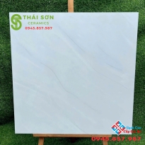 Gạch 80x80 hà thanh vân xám mây bóng kiếng lát nền
