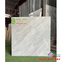 Gạch kamado 80x80 lát nền bóng kiếng màu xám vân đá 