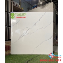 Gạch trắng mây tasa đá bóng kiếng 80x80 cao cấp tại Q4