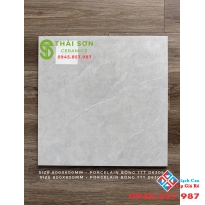 Gạch Takao bóng kính 80x80 màu xám vân lát nền nhà phòng khách