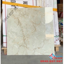 Xu hướng gạch lát nền phòng khách 80x80 nhũ vàng 2021