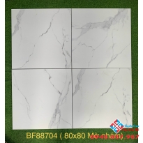 Gạch trung quốc 80x80 trắng mây nhám mờ