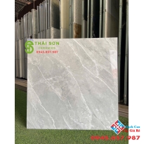 Gạch lát nền 80x80 vicenza bóng kiếng màu xám vân trắng