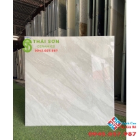 Gạch lát nền 80x80 vicenza bóng kiếng màu xám vân mây