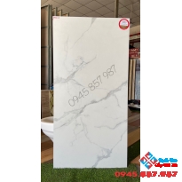 Gạch lót nền nhập khẩu cao cấp 60x120 đá mờ vân trắng mây tại kiên giang