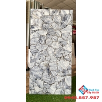 Gạch ấn độ 60x120 vân đá sỏi ghép