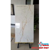 Gạch lát nền khổ lớn 60x120 khắc kim vàng cao cấp
