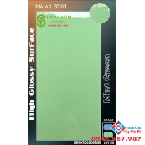 Gạch apodio siêu bóng 60x120 đơn sắc màu xanh lá