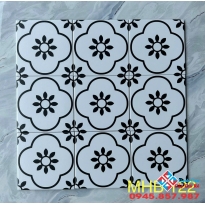 Gạch bông  20x20 ốp vách cầu thang đẹp