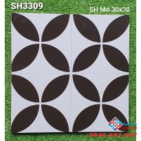 Gạch bông đồng tiền 30x30 trang trí