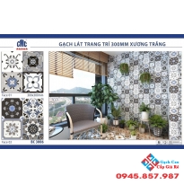 Gạch bông cổ trang trí 30x30 ốp lát toilet