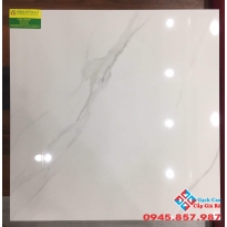 Gạch lát nền giá rẻ 60x60 trắng vân xám