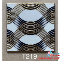 Gạch điểm 30x30 nhũ vàng trang trí