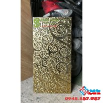 Gạch điểm 30x60 trung quốc trang trí màu vàng kim loại