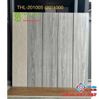 Gạch giả gỗ 20x100 lát nền màu xám ghi trung quốc