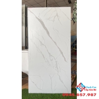Gạch đá khổ lớn trắng mây mờ 60x120