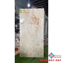 Gạch lát nền bóng kiếng vân đá vàng 60x120 ấn độ