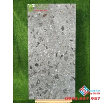 Gạch lát nền 60x120 ấn độ vân terrazzo bề mặt mờ