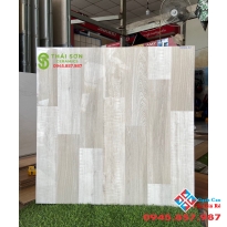 Gạch lát nền vân gỗ ghép 80x80 tông sáng đẹp