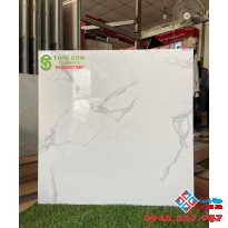 Gạch 800x800 đá bóng kiếng tông trắng đẹp