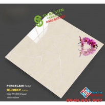 Gạch ấn độ 120x120 vân vàng bóng kiếng KV1204