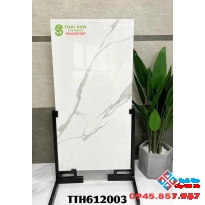 Gạch ốp lát vân trắng mây bóng kiếng 60x120 ấn độ lót sàn nhà đẹp