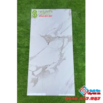 Gạch bóng kiếng 60x120 lát nền vân mây trắng giá rẻ