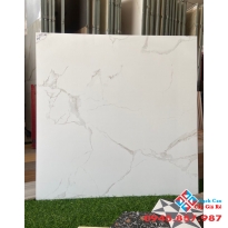 Gạch trung quốc 80x80 lát nền vân trắng