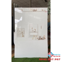 Gạch bóng kiếng trắng trơn 40x80 cao cấp