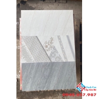 Gạch bóng kiếng 30x60 khắc kim