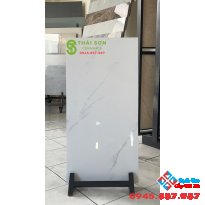 Gạch ốp tường 40x80 trung quốc màu trắng vân xám khói