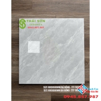 Gạch Takao bóng kiếng 60x60 xám vân lát nền phòng khách
