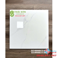 Gạch Takao bóng kiếng 60x60 lát nền màu trắng vân mây