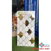 Gạch trang trí mạ vàng vẩy cá nhập khẩu 30x60