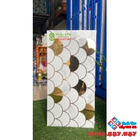 Gạch trang trí mạ vàng vẩy cá nhập khẩu 30x60