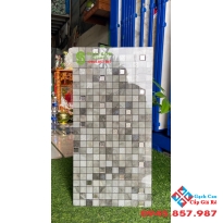 Gạch mosai mạ bạc trang trí 30x60 bóng kiếng cao cấp Q12