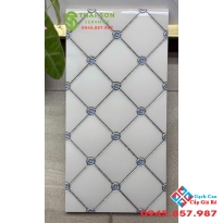 Gạch màu trắng nhũ bạc 30x60 ốp tường nhà tắm đẹp