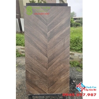 Gạch vân gỗ xương cá 60x120 ấn độ matt caving