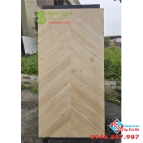 Gạch lát nền vân gỗ xương cá 60x120 ấn độ 