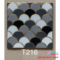 Gạch nhũ vàng hình vảy cá 30x30 nhập khẩu